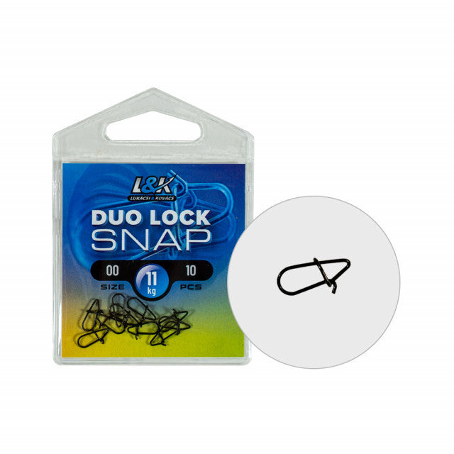 Agrafe prindere rapida L&K Duo Lock Snap, 10buc (Marime Agrafa: 00)