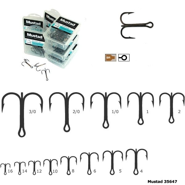 Ancora Tripla Bronz Rotunda (35647) Mustad (Marime Ancora: Nr. 02)