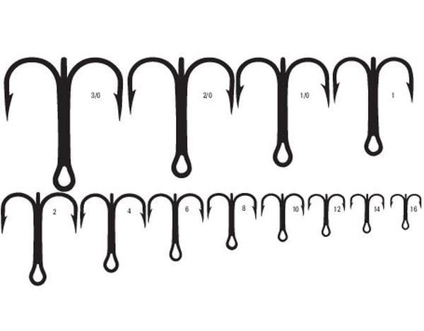 Ancora tripla Mustad nichel (Marime Ancora: Nr. 16)