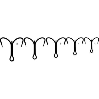 Ancora tripla nichel scurta 6buc/plic Mustad (Marime Carlige: Nr. 1/0)