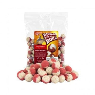 Bicolor Turbo Boilie Benzar, 20mm, 250g (Aroma: Capsuni)