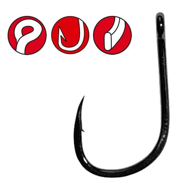 Carlige A1Team Feeder Strong Carp 10 buc/plic Gamakatsu (Marime Carlige: Nr. 8)