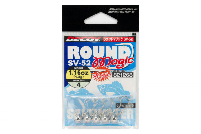Carlige Decoy Jig Sv-52 Round Magic, Nr. 4 (Marime Carlige: Nr. 4, Greutate jig: 5 g)