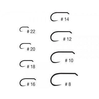 Carlige fly Tiemco TMC3769, cu spin, 20buc (Marime Carlige: Nr. 14)