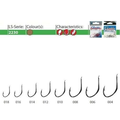 Carlige forjate LS-2230G 25buc/ plic Gamakatsu (Marime Carlige: Nr. 14)