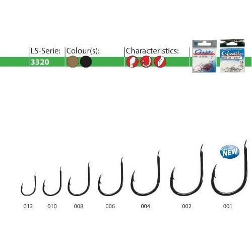 Carlige forjate LS-3320F BL Gamakatsu (Marime Carlige: Nr. 2)