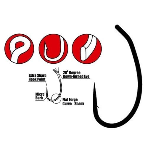 Carlige G-Carp Snagger 10buc/plic Gamakatsu (Marime Carlige: Nr. 6)