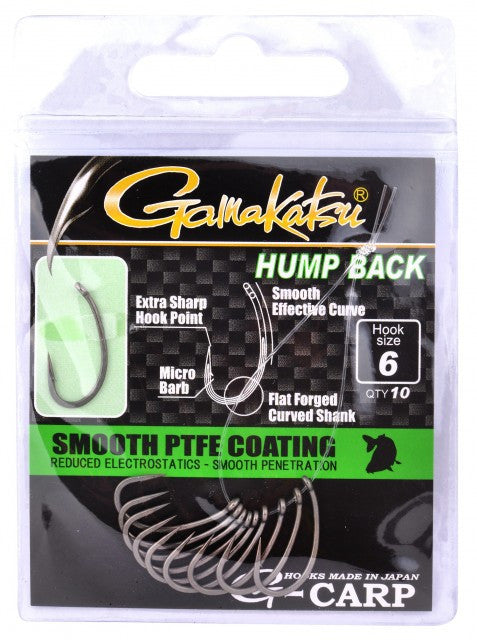 Carlige Gamakatsu G-Carp Hump Back 10 buc/plic (Marime Carlige: Nr. 2)
