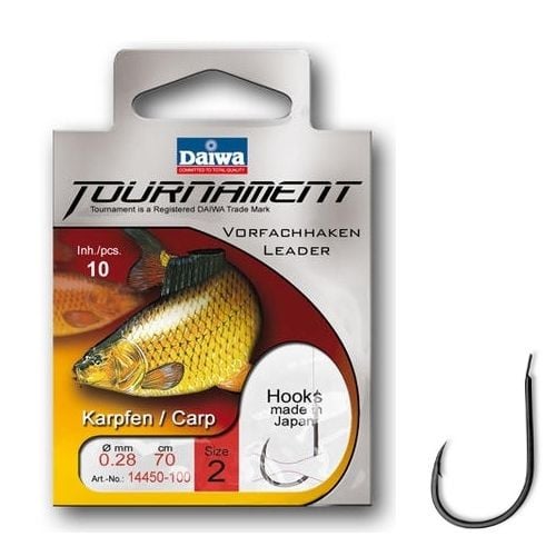 Carlige legate Daiwa Tournament, 10 buc (Marime Carlige: Nr. 2)