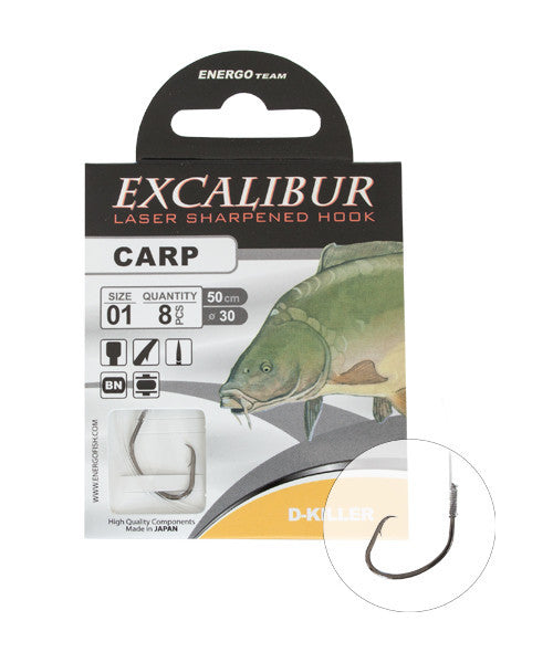 Carlige legate Excalibur D. Killer (Marime Carlige: Nr. 1)