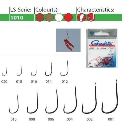 Carlige LS-1010G 25buc/ plic Gamakatsu (Marime Carlige: Nr. 12)