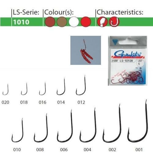 Carlige LS-1010R 25buc/ plic Gamakatsu (Marime Carlige: Nr. 16)