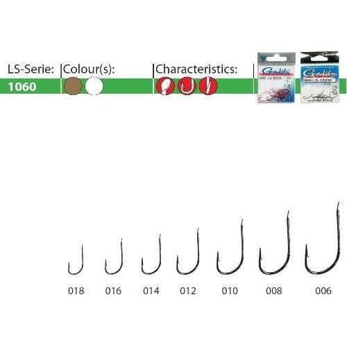 Carlige LS-1060N NI 25buc/ plic Gamakatsu (Marime Carlige: Nr. 14)