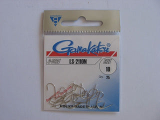 Carlige LS-2110N nichel 25buc/plic Gamakatsu (Marime Carlige: Nr. 14)