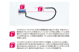 Carlige Offset Decoy Worm 15 Dream Hook (Marime Carlige: Nr. 8)