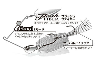 Carlige Trailer Decoy Th-3 Hook Chaser Char (Marime Carlige: Nr. 1/0)