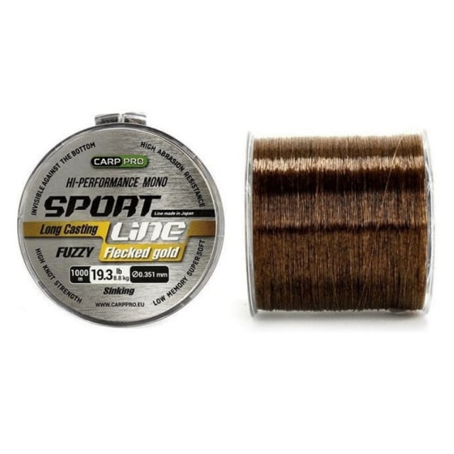 Fir Carp Pro Long Casting Fuzzy, Maro, 1000m (Diametru fir: 0.31 mm)