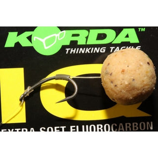 Fir Fluorocarbon pentru monturi IQ Extra Soft 20m Korda (Rezistenta: 12 lbs)