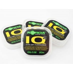 Fir Fluorocarbon pentru monturi IQ Extra Soft 20m Korda (Rezistenta: 12 lbs)