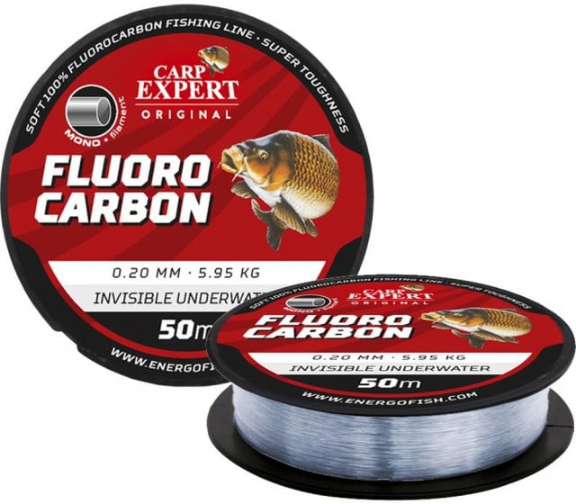 Fir inaintas Carp Expert Invisible, Transparent, 50m (Diametru fir: 0.30 mm)