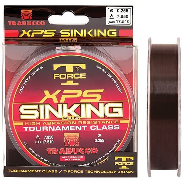 Fir monofilament Trabucco XPS Sinking Plus, maro, 150m (Diametru fir: 0.25 mm)
