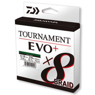 Fir textil Daiwa Tournament X8 BRAID EVO+, chartreuse, 135m (Diametru fir: 0.08 mm)