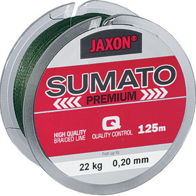Fir textil Jaxon Sumato Premium, verde, 10m (Diametru fir: 0.08 mm)