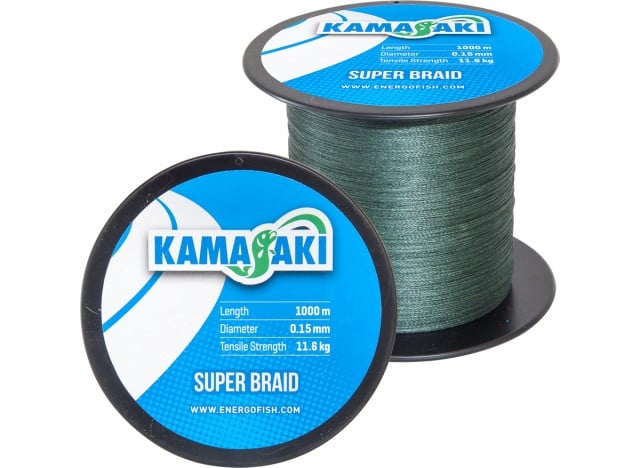 Fir textil Kamasaki Super Braid 1000m (Diametru fir: 0.30 mm)