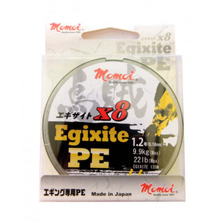 Fir textil Momoi Egixite LG X8, Lime Green, 135m (Diametru fir: 0.10 mm)