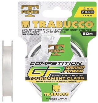 Fir Trabucco T-Force Competition GP, Transparent, 50m (Diametru fir: 0.20 mm)