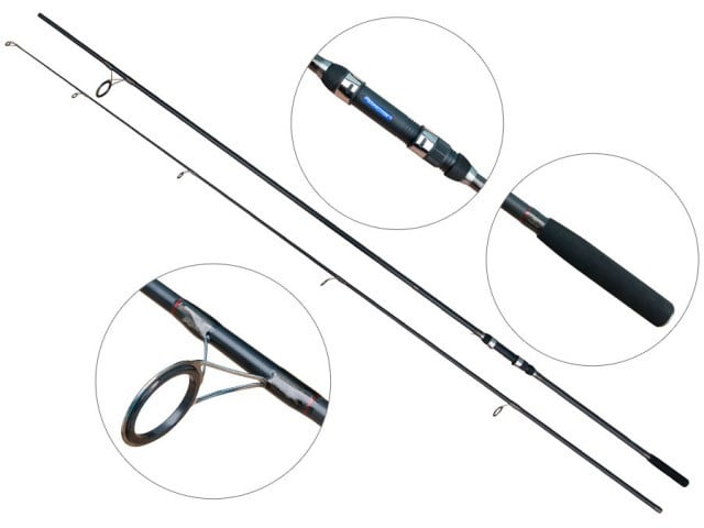 Lanseta Competition Carp 3.90m, 3.75lbs Baracuda din 2 tronsoane