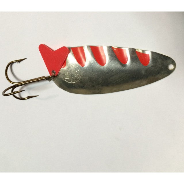 Lingurita oscilanta nichelata mare Frunza Big Arrow (Greutate lingurita: 15g)