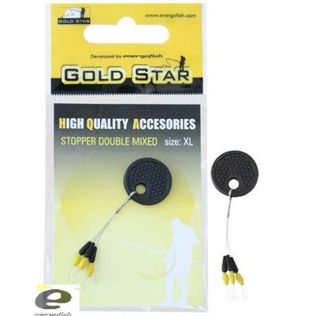 Opritor Dublu GS negru / galben Gold Star (Marime: XL)