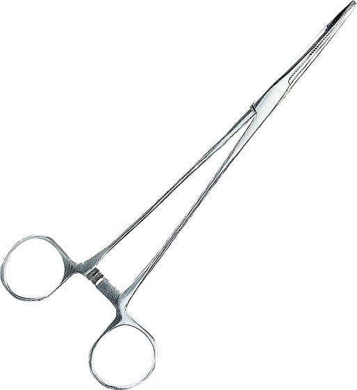 Penseta inox curbata Jaxon (Lungime: 15 cm)