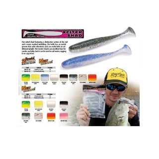 Shad Xciter Shad Smoke Blue 5cm 12buc/plic Rapture