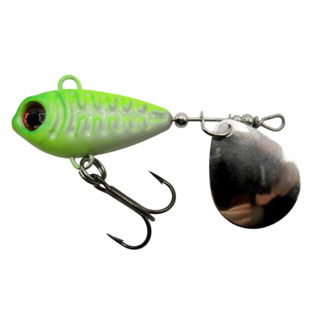Spinnertail Berti Skeletonik Pro, alb-chartreuse (Greutate SpinnerTail: 22g)