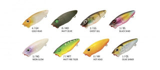 Vobler Chibi Pop Floating Matt Olive 3.7cm, 2.5g Rapture
